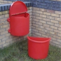 Pole and Wall Mounted Litter Bins