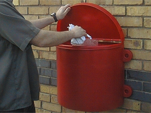 Sturdy Wall Mounted FOD Bin