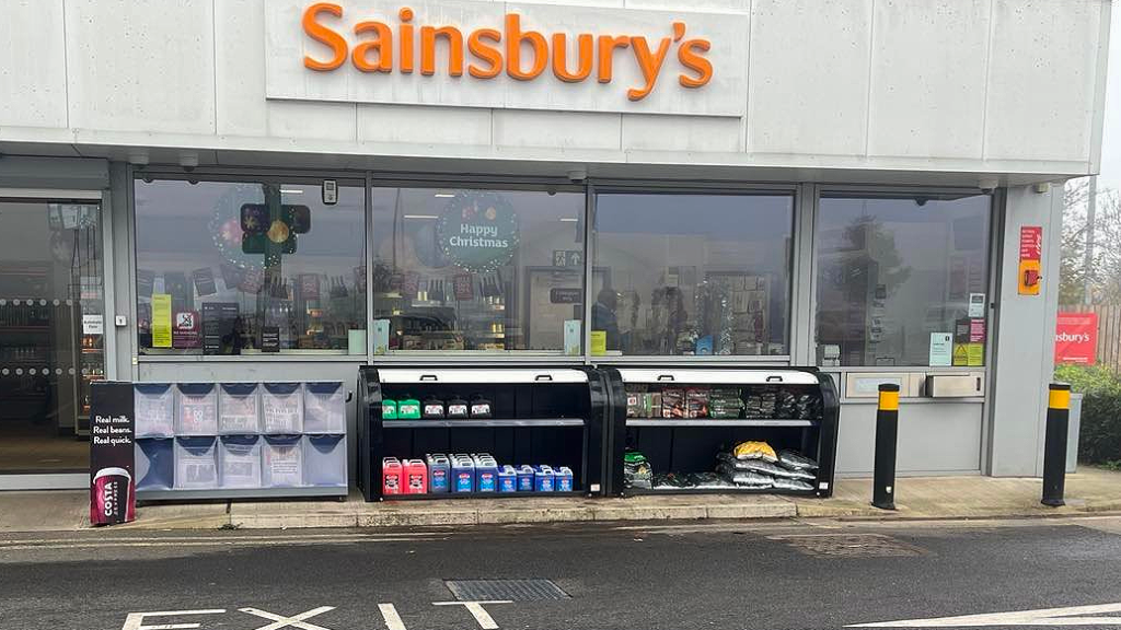 Sturdy Products Ltd Sister Company Working With Sainsbury’s to Enhance Forecourt and Shop Front Retail Offerings