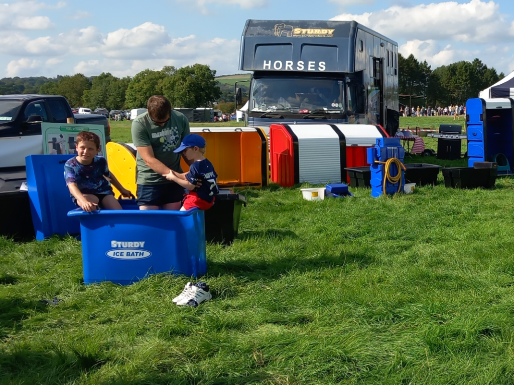 Sturdy Ice Bath at International Sheepdog Trial Blessington