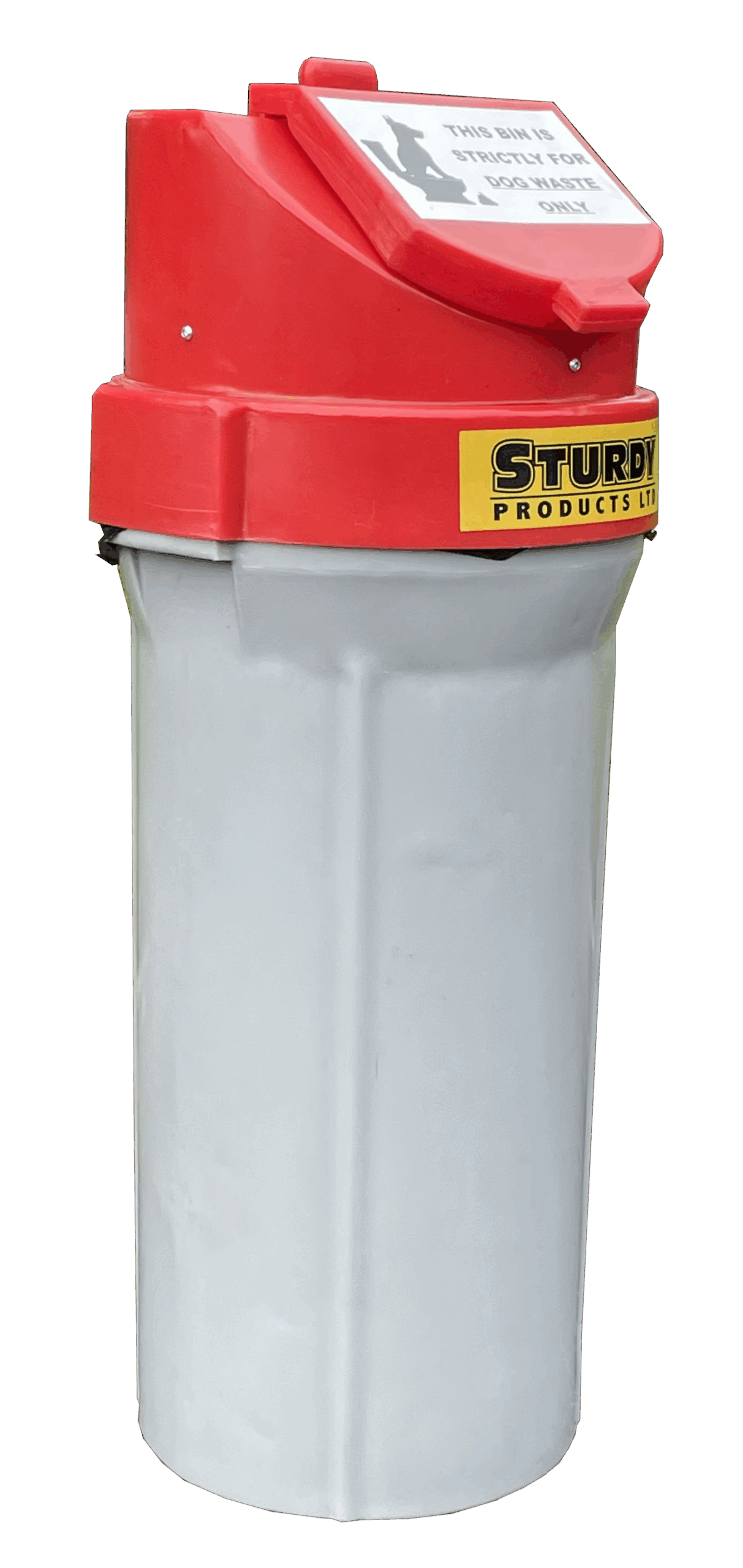 Sturdy Freestanding Dog Waste Bin 80L