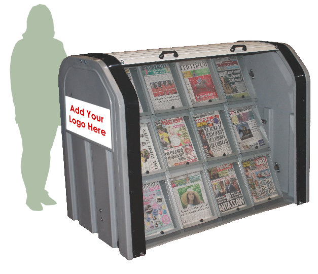 Sturdy Midi Newspaper Stand